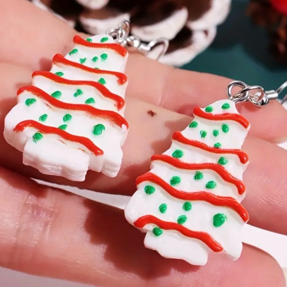 Christmas Tree Earrings NEW